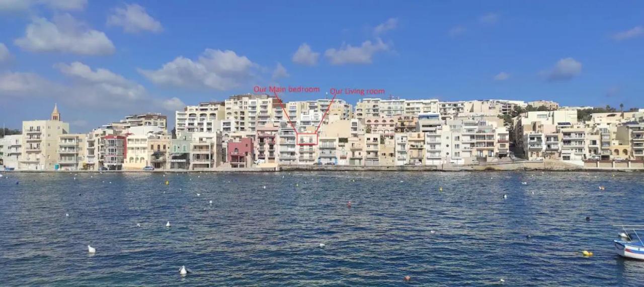 Sea View 2 Bedroom Apartment Marsaskala Kültér fotó