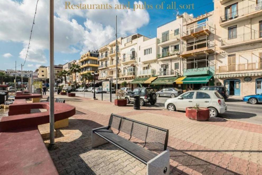 Sea View 2 Bedroom Apartment Marsaskala Kültér fotó