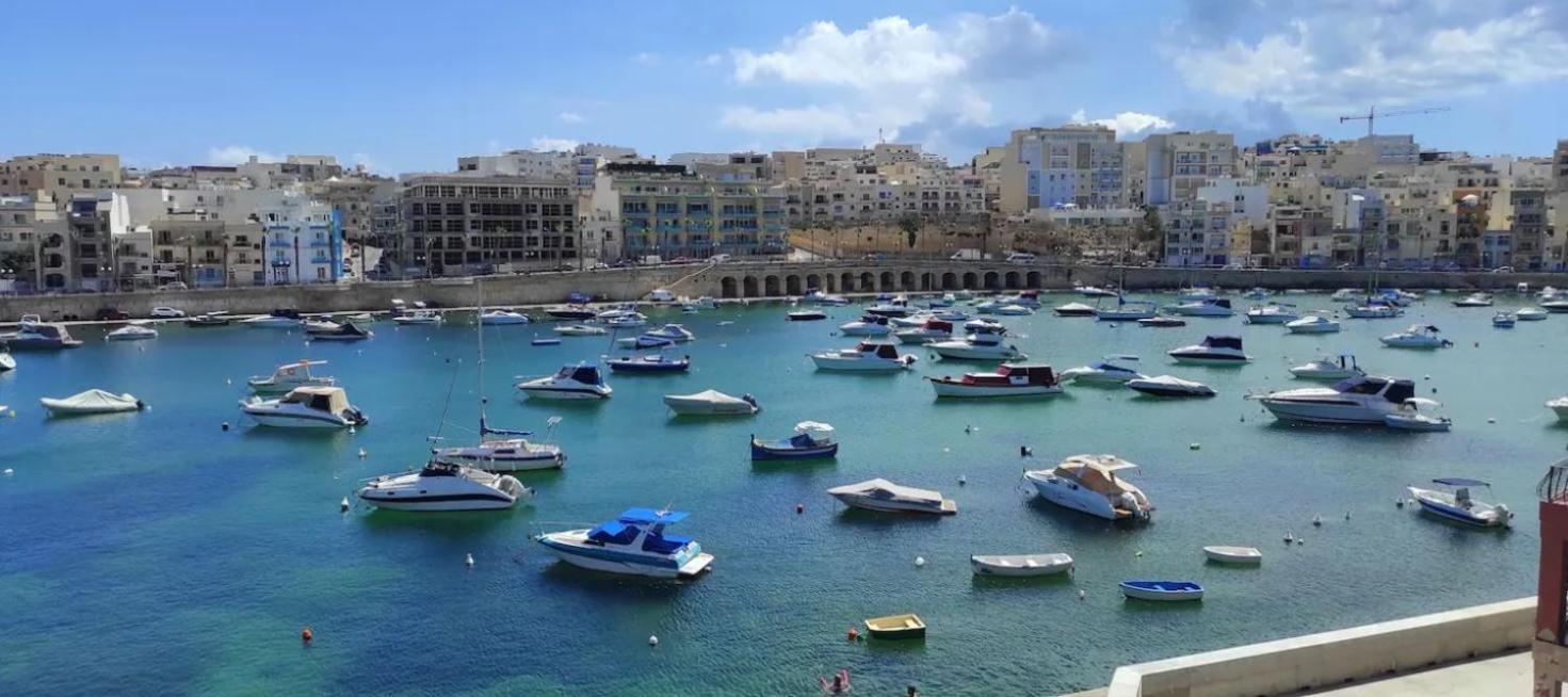 Sea View 2 Bedroom Apartment Marsaskala Kültér fotó